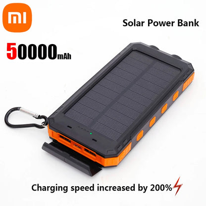 Powerbank solarny 200 000 mAh, szybkie ładowanie
