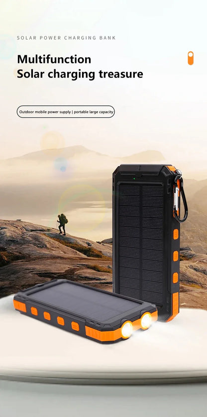 Powerbank solarny 200 000 mAh, szybkie ładowanie