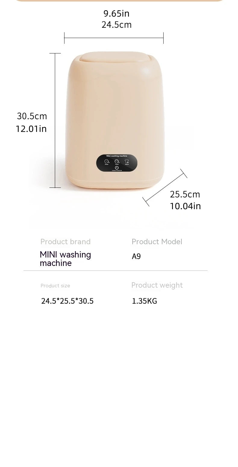 Mini pralka automatyczna z wirówką